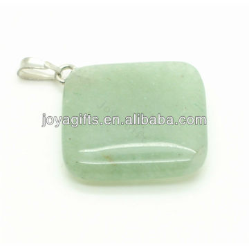 Pendentif en pierres précieuses en pierres naturelles naturel aventurine rhombus